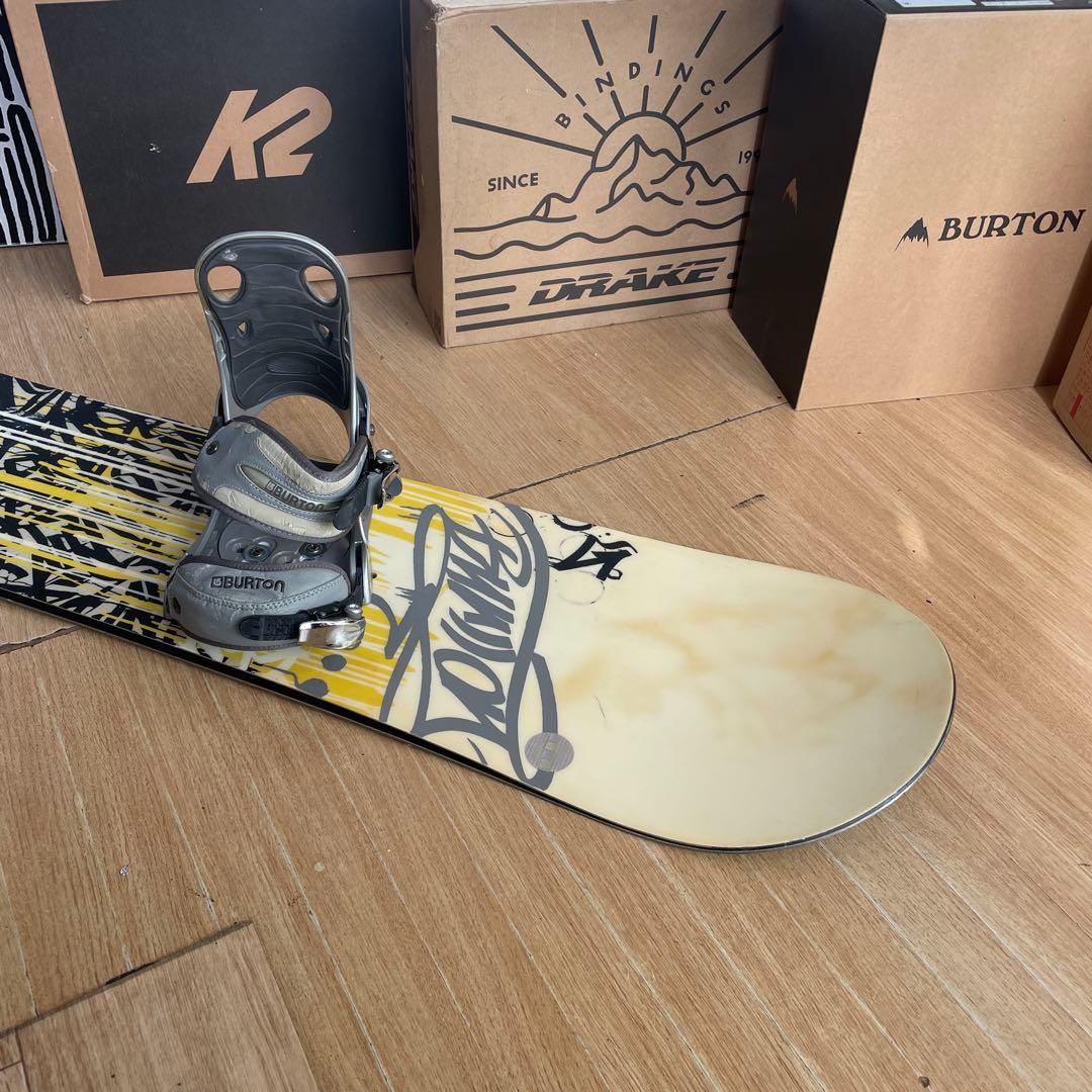 BURTON　バートン　スノーボードセット　MISSIONバインディング付