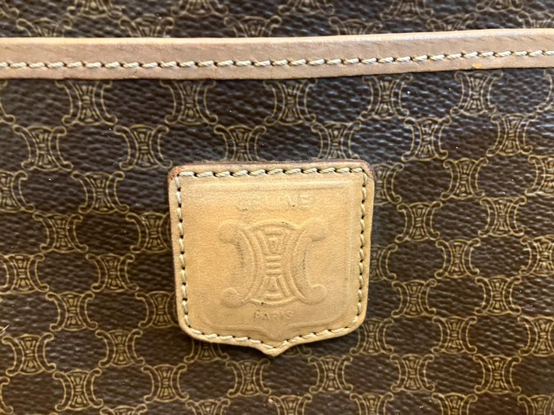 ⭐良品・定番⭐ オールドセリーヌ マカダム柄 ミニボストンバッグ ヴィンテージ