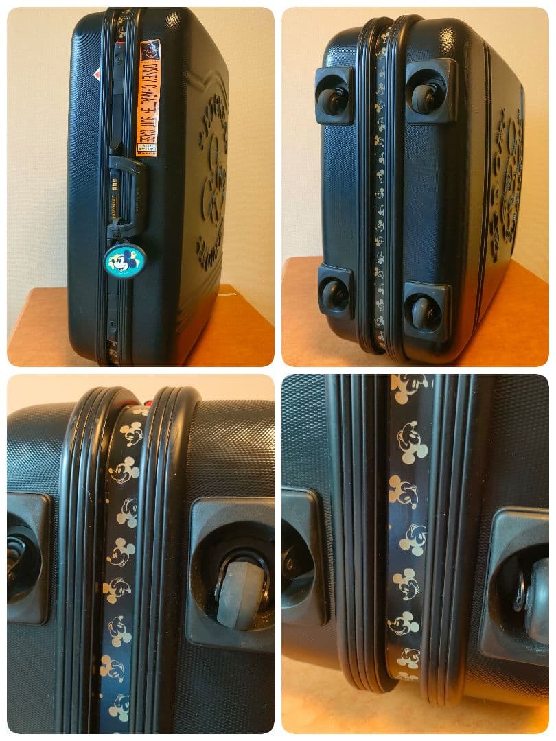 希少！特大！大容量101L ミッキー キャリーケース ABS樹脂 7.1kg