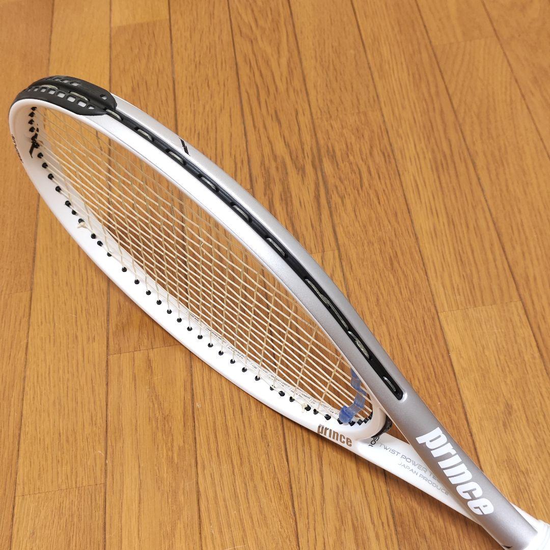 【美品】Prince X 105 ツイストパワー ラケット ホワイト