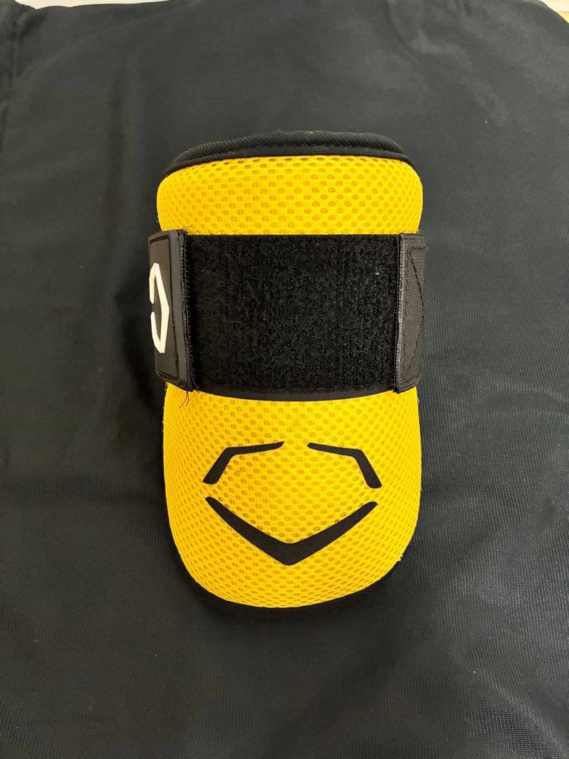 【美品】エボシールド　エルボーガード　イエロー　EVOSHIELD