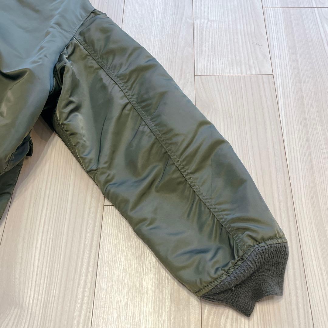 80s 米国製 アルファ CWU-45/P フライトジャケット 旧タグ 3本線