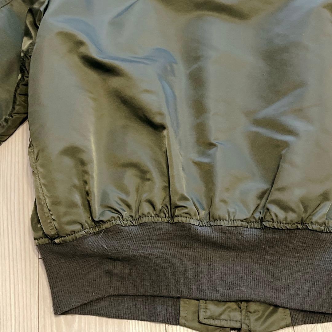 80s 米国製 アルファ CWU-45/P フライトジャケット 旧タグ 3本線