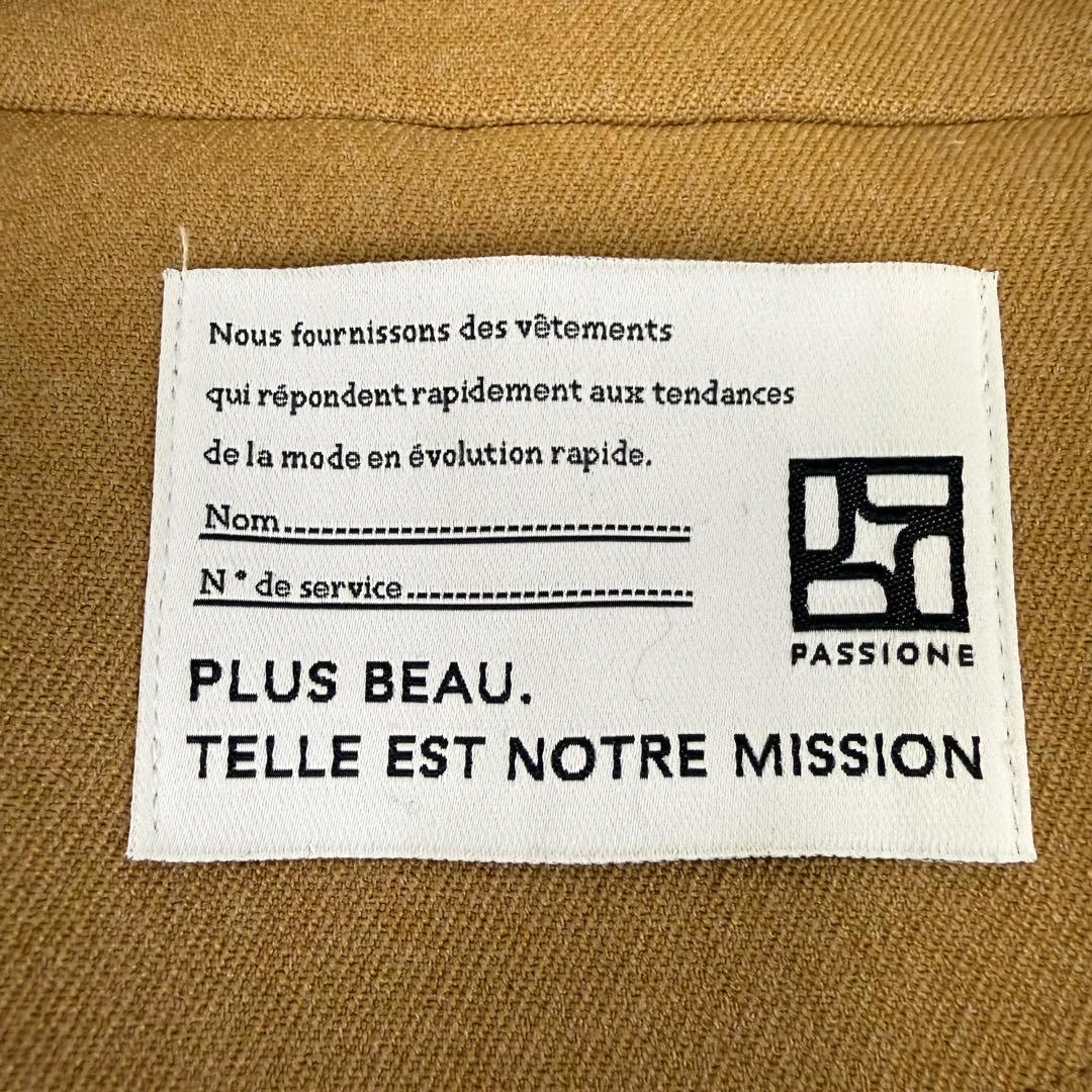 美品 PACCIONE ナノヒーティングトレンチ風コート ライナー付き キャメル