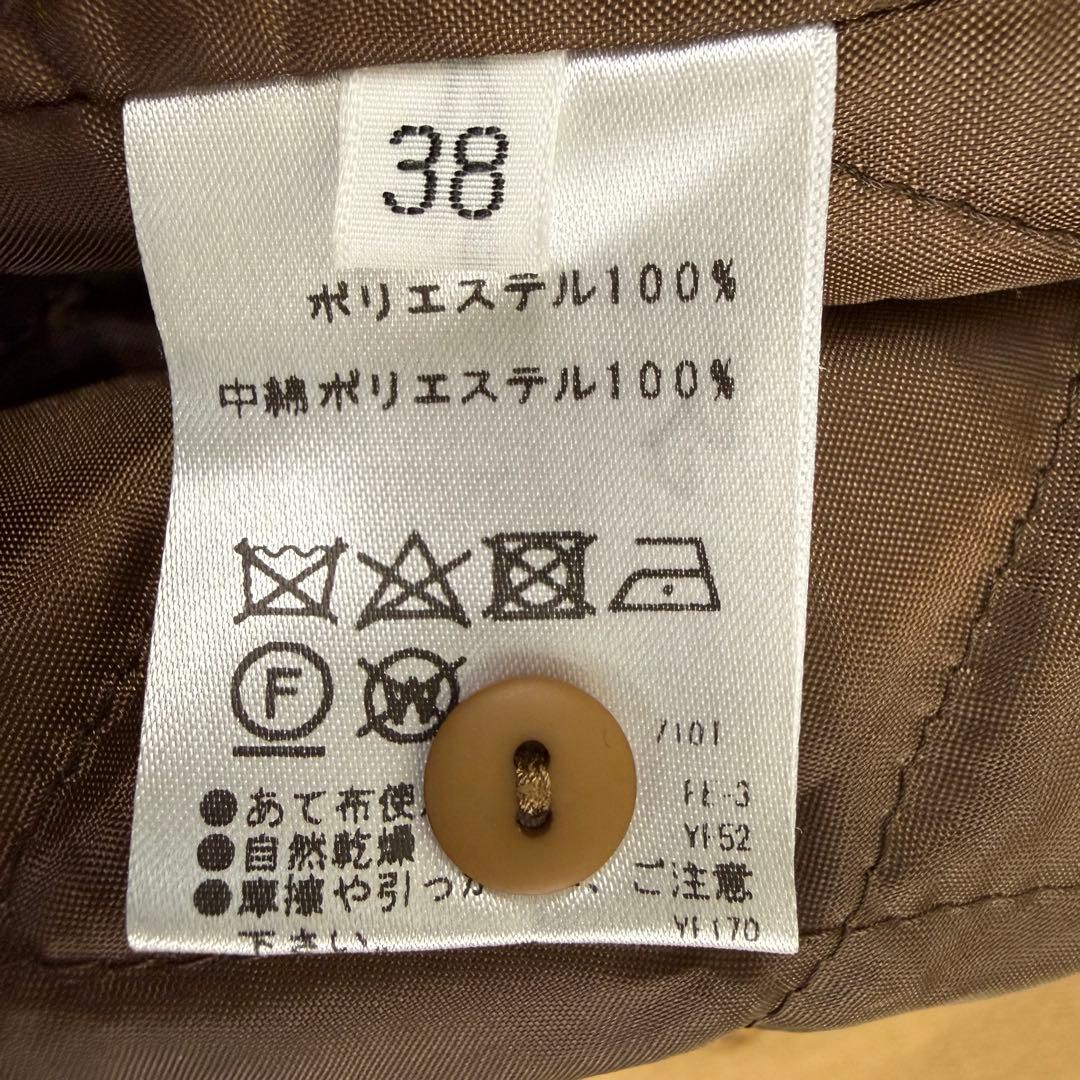 美品 PACCIONE ナノヒーティングトレンチ風コート ライナー付き キャメル