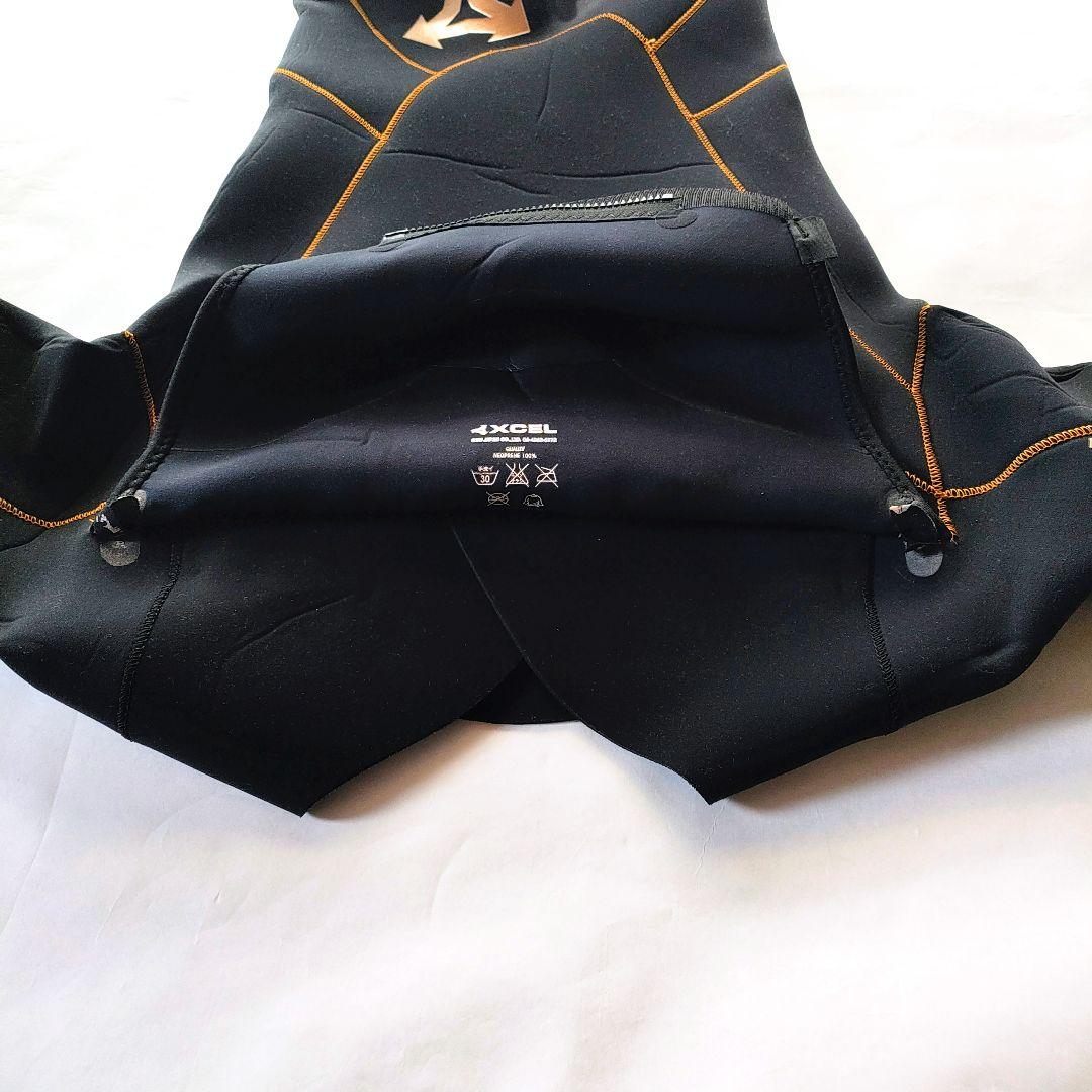 【超美品】XCEL フルスーツ ノンジップ 5×3 ブラック/ゴールド 日本製