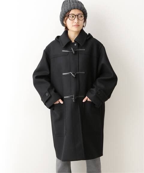 IENA イエナ　コクーンダッフルコート ブラック
