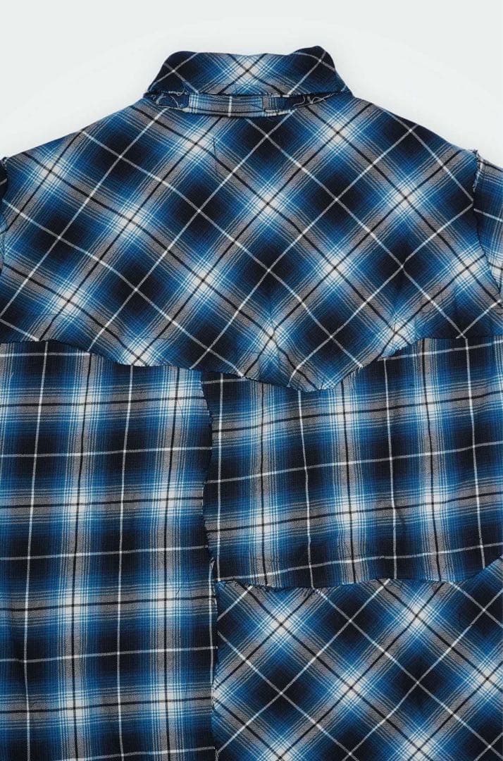 デ*ラ様 【定価¥44,000】Rafu パッチワークシャツ