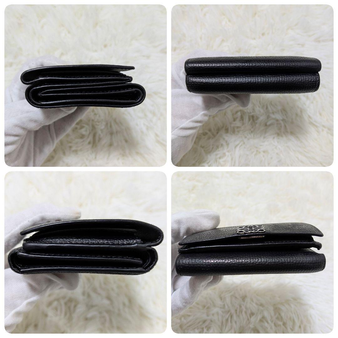 大人気✨LOEWE ロエベ　アナグラム　トライフォールドウォレット　Ｗホック