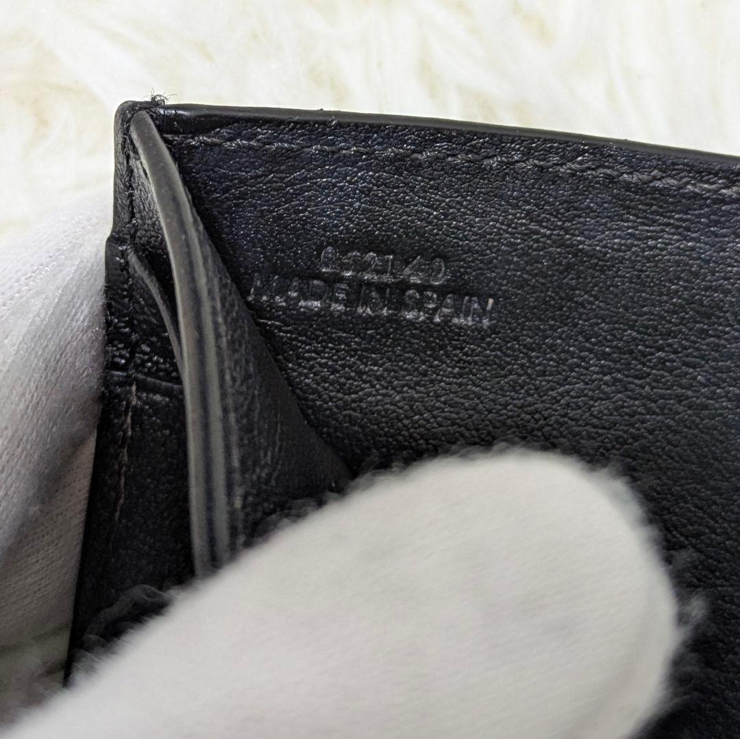 大人気✨LOEWE ロエベ　アナグラム　トライフォールドウォレット　Ｗホック