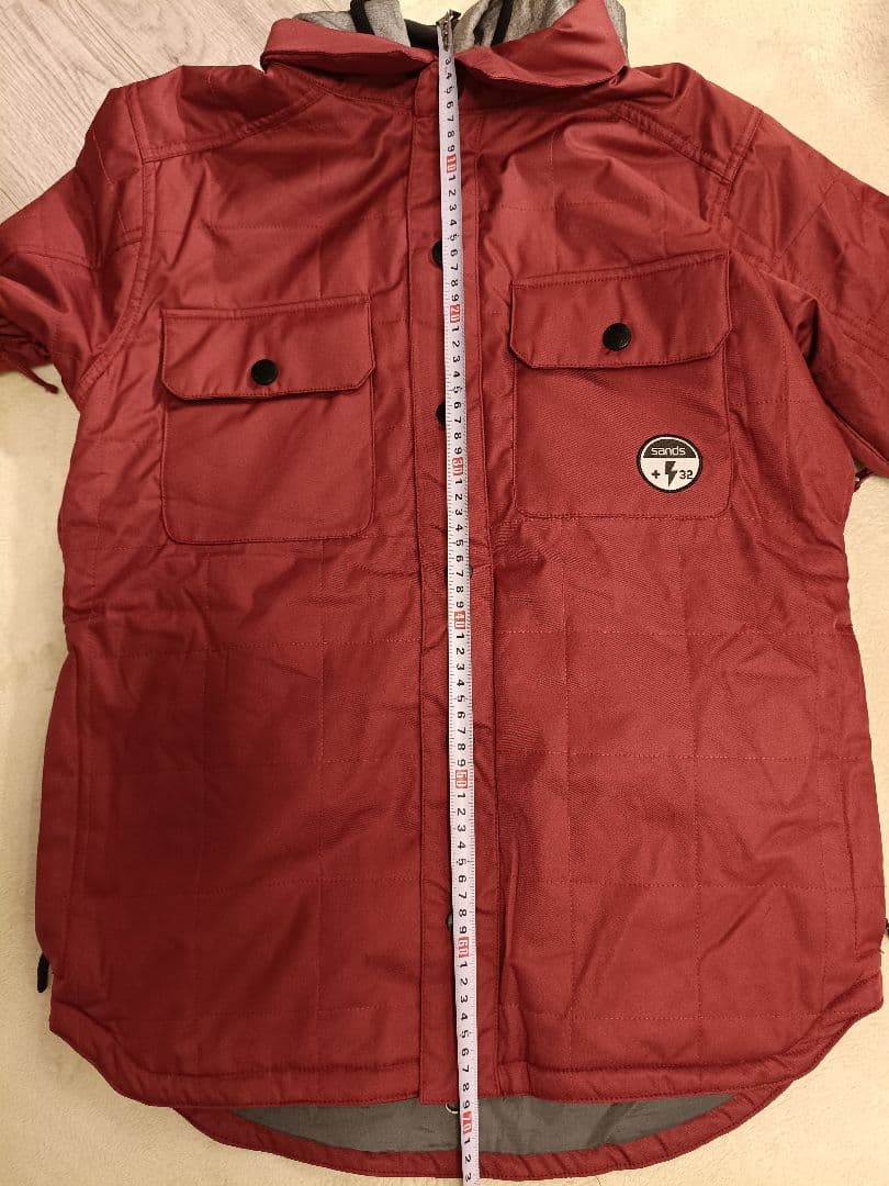 sands 赤 青 スノーボード ジャケット パンツ　ウェア 上下 セット　M