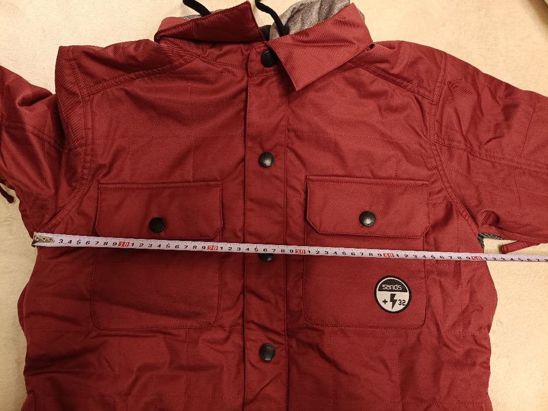 sands 赤 青 スノーボード ジャケット パンツ　ウェア 上下 セット　M