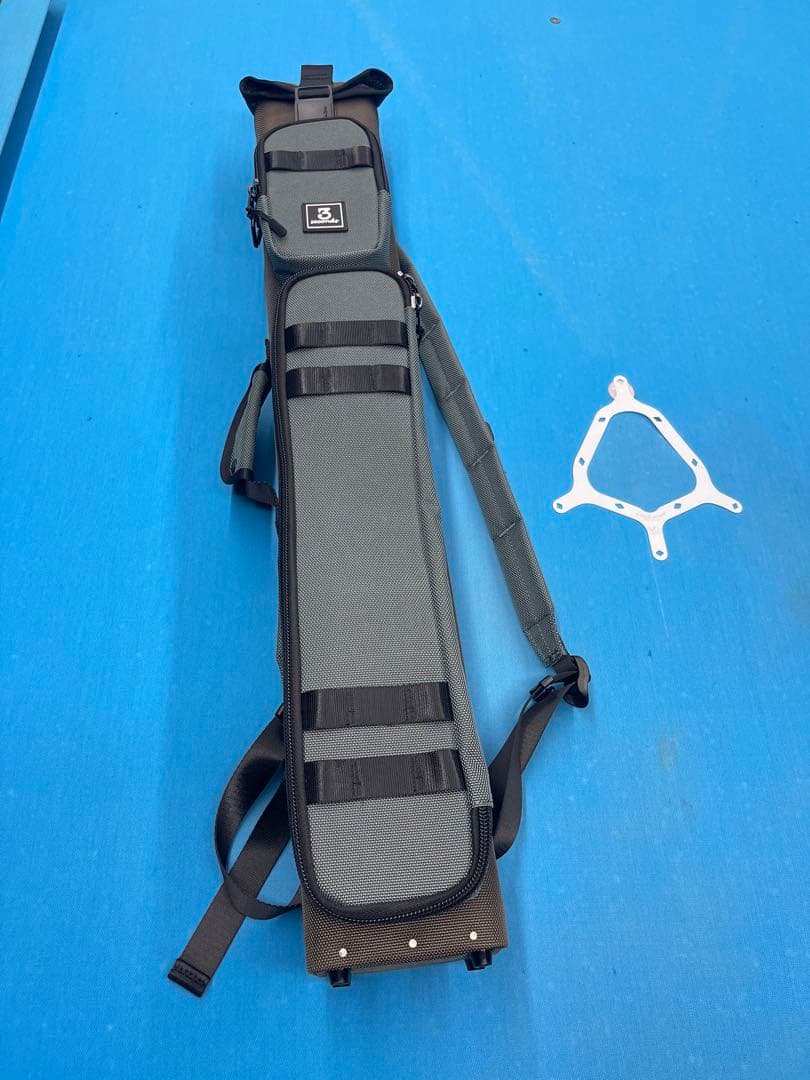 キューケース スリーセカンズ ハード ダークブラウン x ブルーグレー3b5s