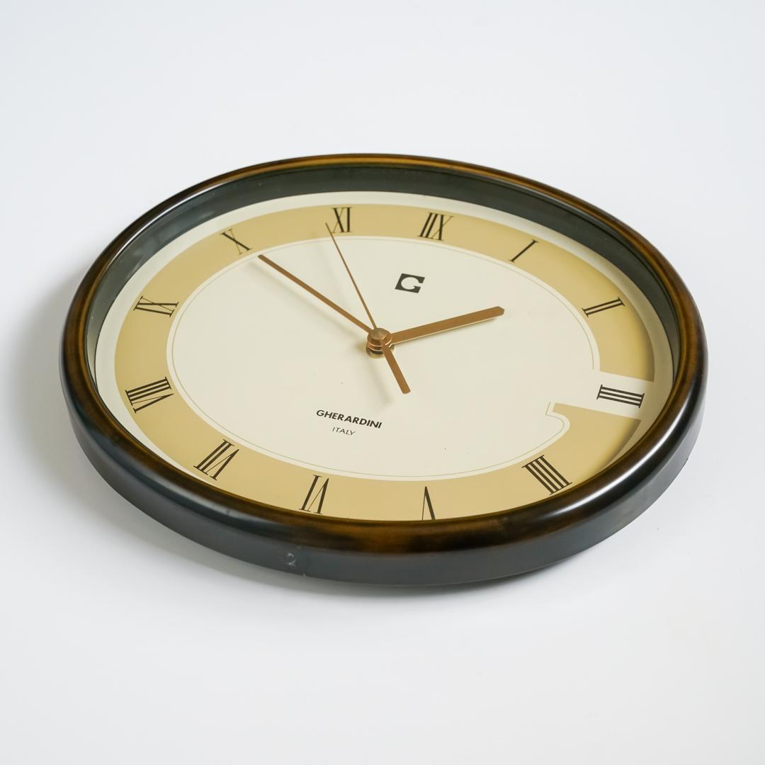 ヴィンテージ \"GHERARDINI\" 掛時計 ミッドセンチュリー ITALY