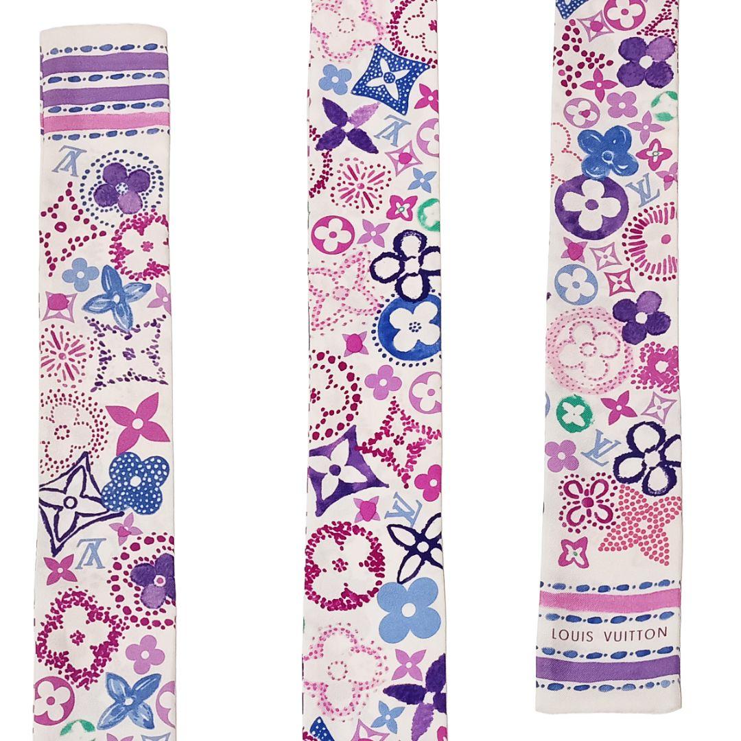ルイヴィトン バンドー モノグラム パープル ピンク ホワイト フラワー