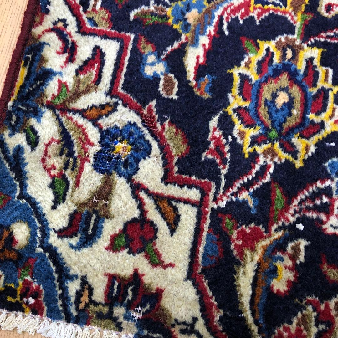 SALEペルシャ絨毯 ペルシャヴィンテージラグ 146x95 手織り オールド