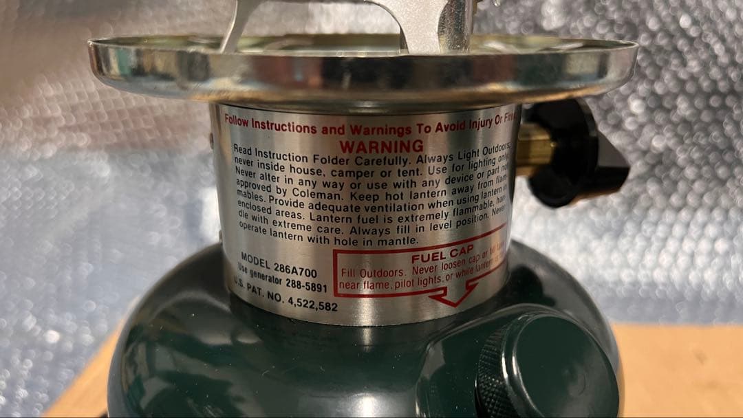 美品! Coleman 286A700 87年 2月 コールマン ランタン
