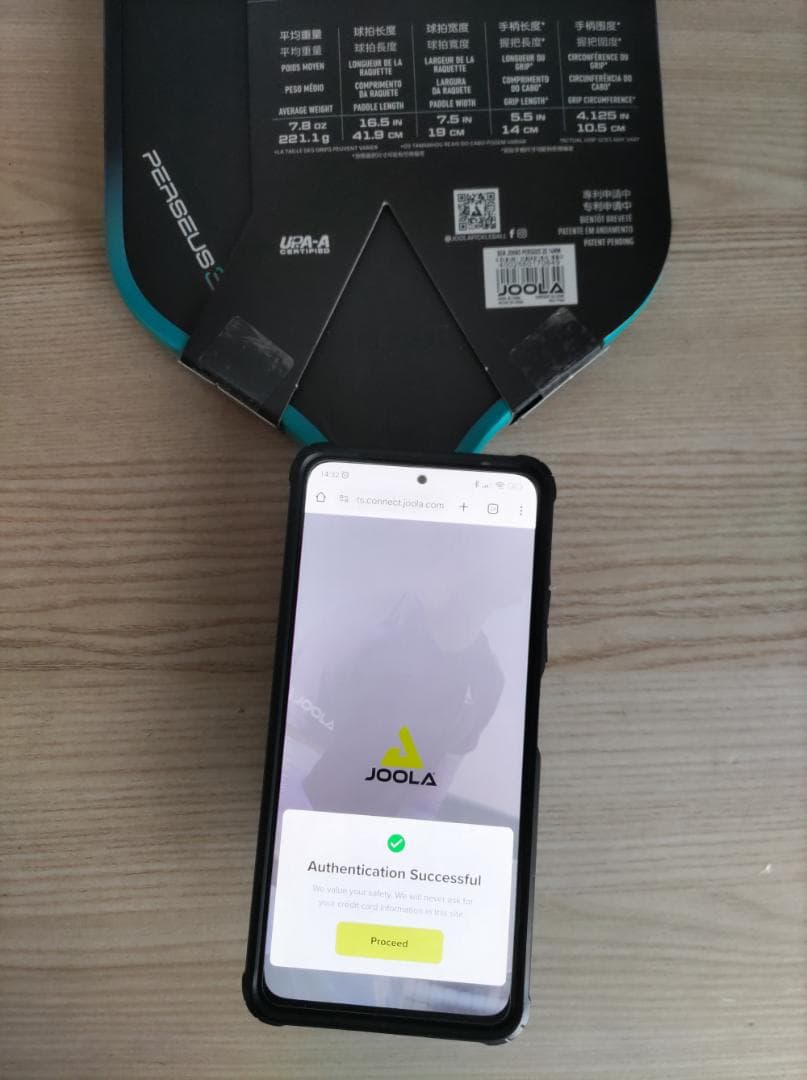 【未使用】JOOLA Ben Johns Perseus ピックルボール パドル