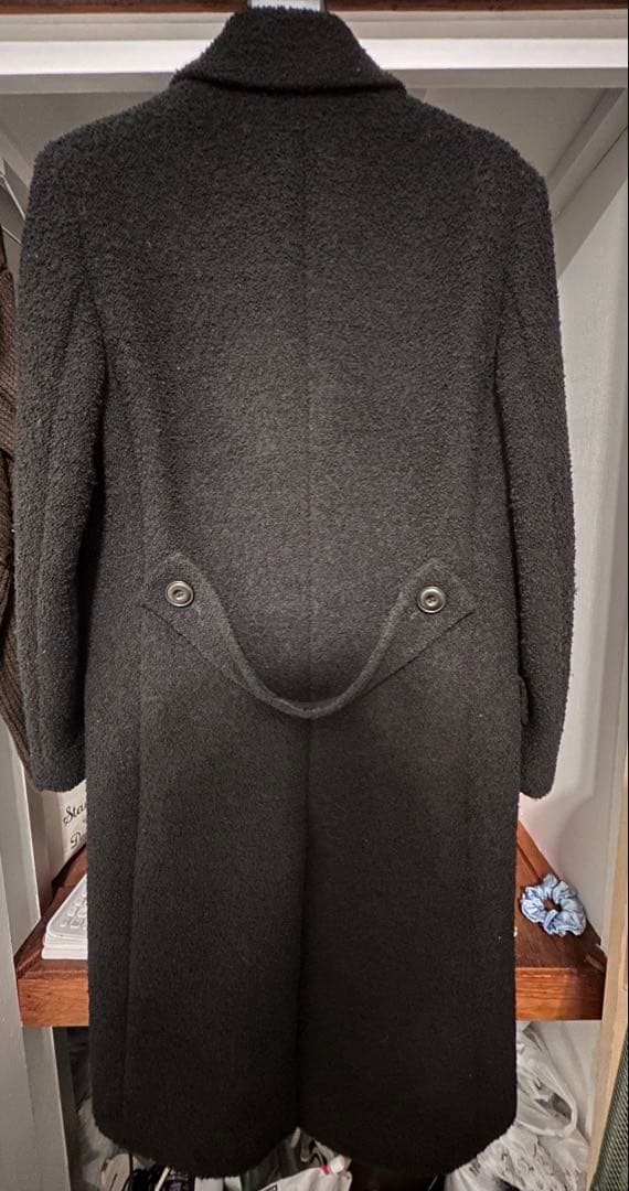 Acne Studios ブラック ダブルブレストコート　サイズ30