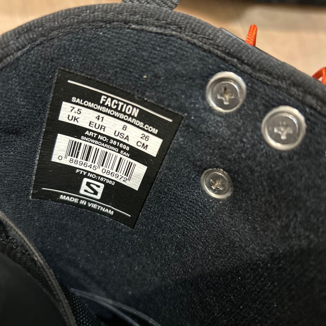 し*ん様 Salomon サロモンスノーボード　ブーツ　26センチ