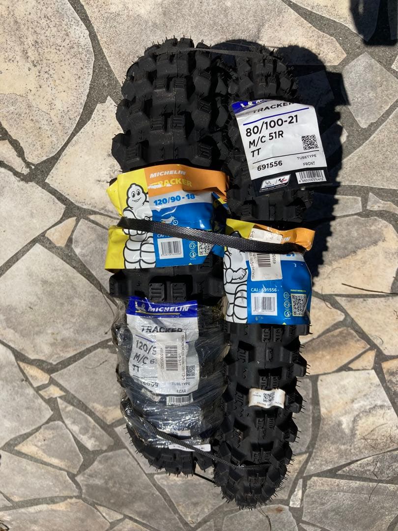 Michelin オフロードタイヤセット 80/100-21 120/90-18