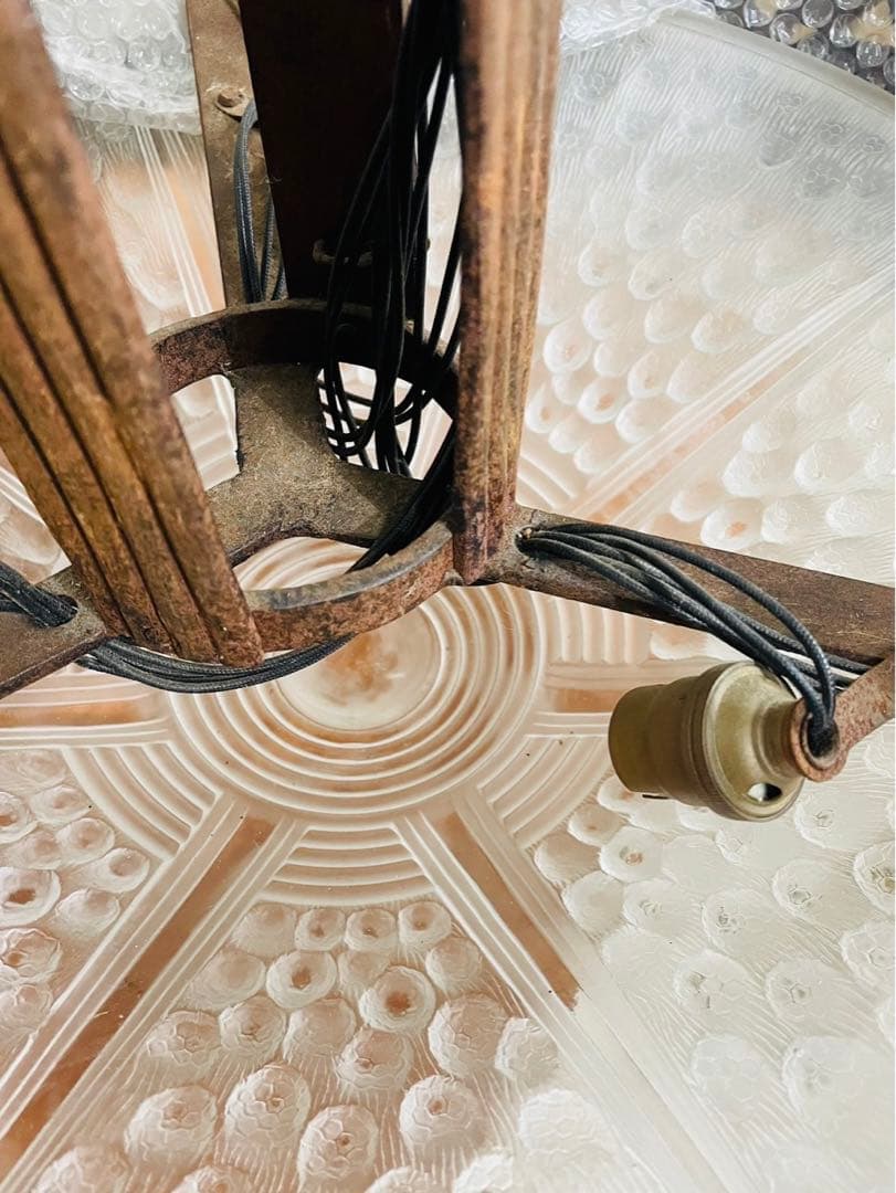 【関西の方限定！】　シャンデリア　照明　アンティーク　昭和レトロ