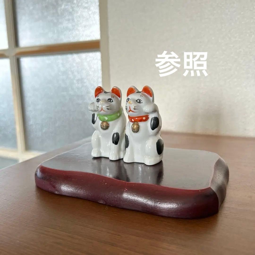 希少　骨董品　小さい招き猫2体