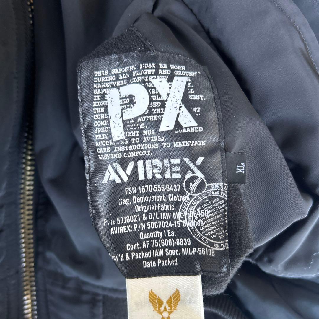 00s AVIREX Ma-1 フライトジャケット　サイズXL