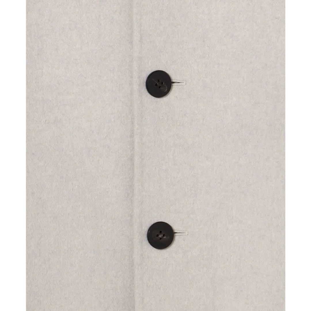 GALERIE VIE ウールダブルフェイスチェスターコート　ライトグレー