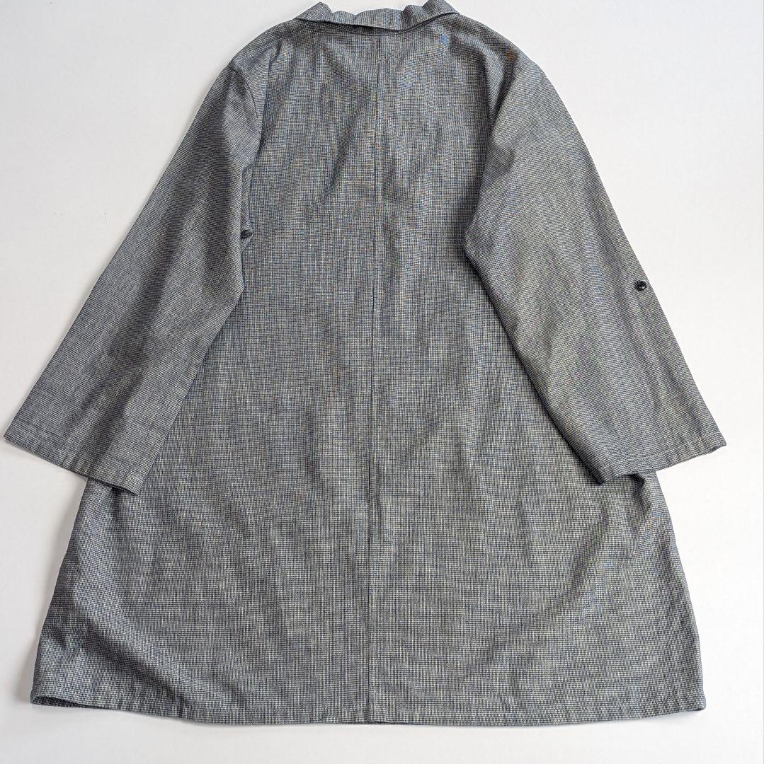 群言堂 コットン チュニック ワンピース 千鳥格子 近年モデル