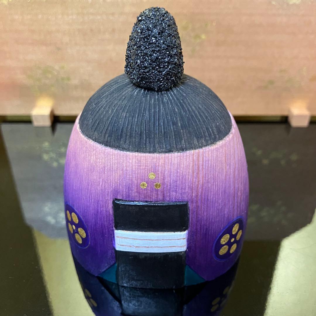 雛人形　人形作家　山森佳子作　わらべ雛　木彫彩色雛人形