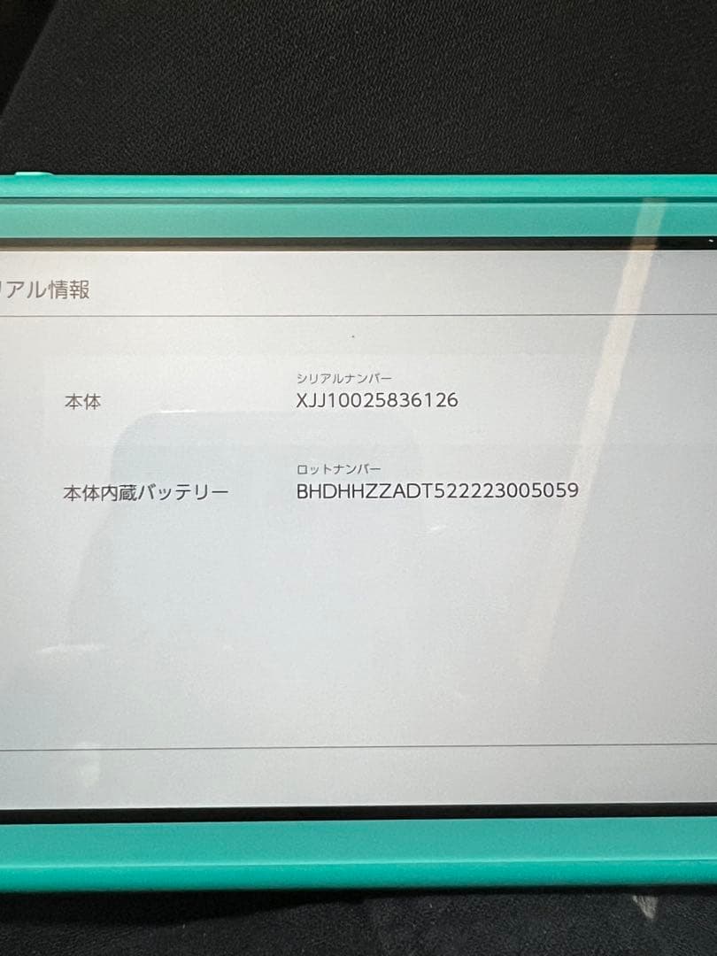 【美品】Nintendo Switch Lite ターコイズ 本体