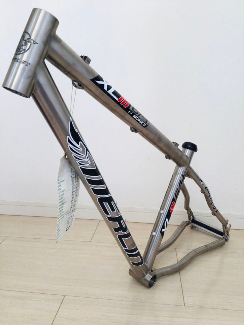 Merlin XLM 6/4 チタン WORKS MTB フレーム 最小S 新品