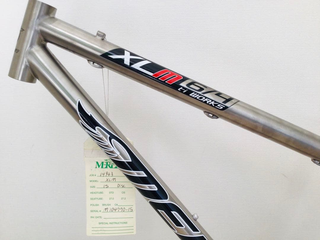 Merlin XLM 6/4 チタン WORKS MTB フレーム 最小S 新品