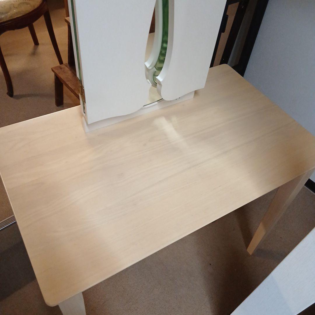 クリーム色 三面鏡 ドレッサー 松永工房 桜屋工業 ミックス