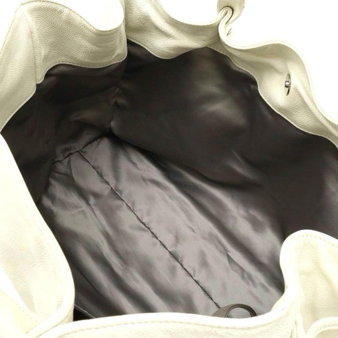 24万→シャネル■2.55 マトラッセ 本革キャビア トートバッグ ターンロック