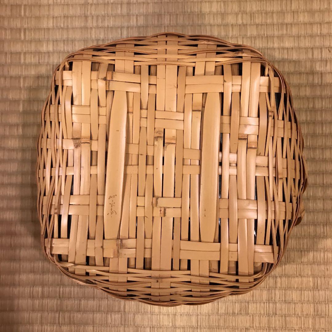 茶道具　サザエ篭炭斗