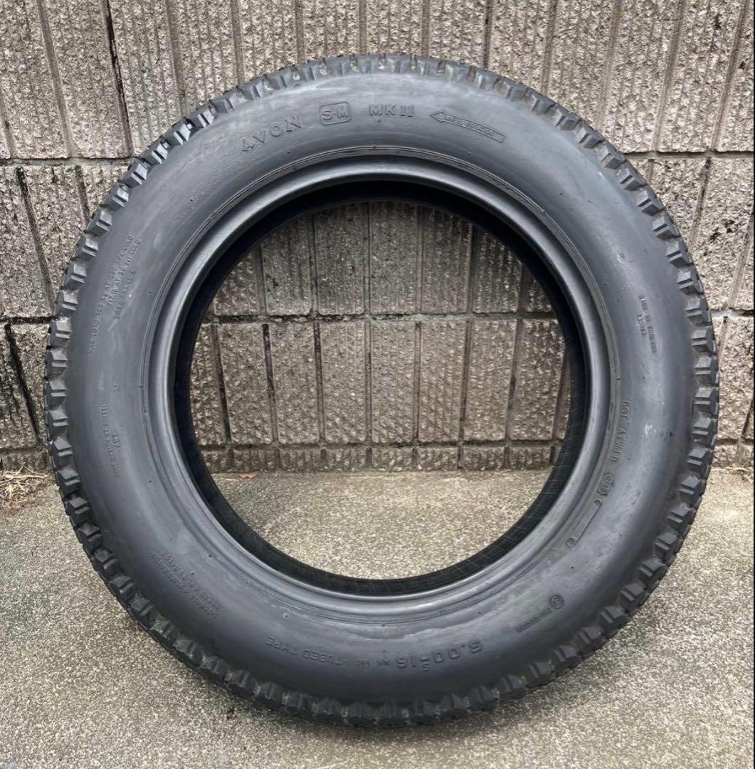 エイボンSM Mk II 5.00-16 中古　ハーレー　チョッパー　ビンテージ