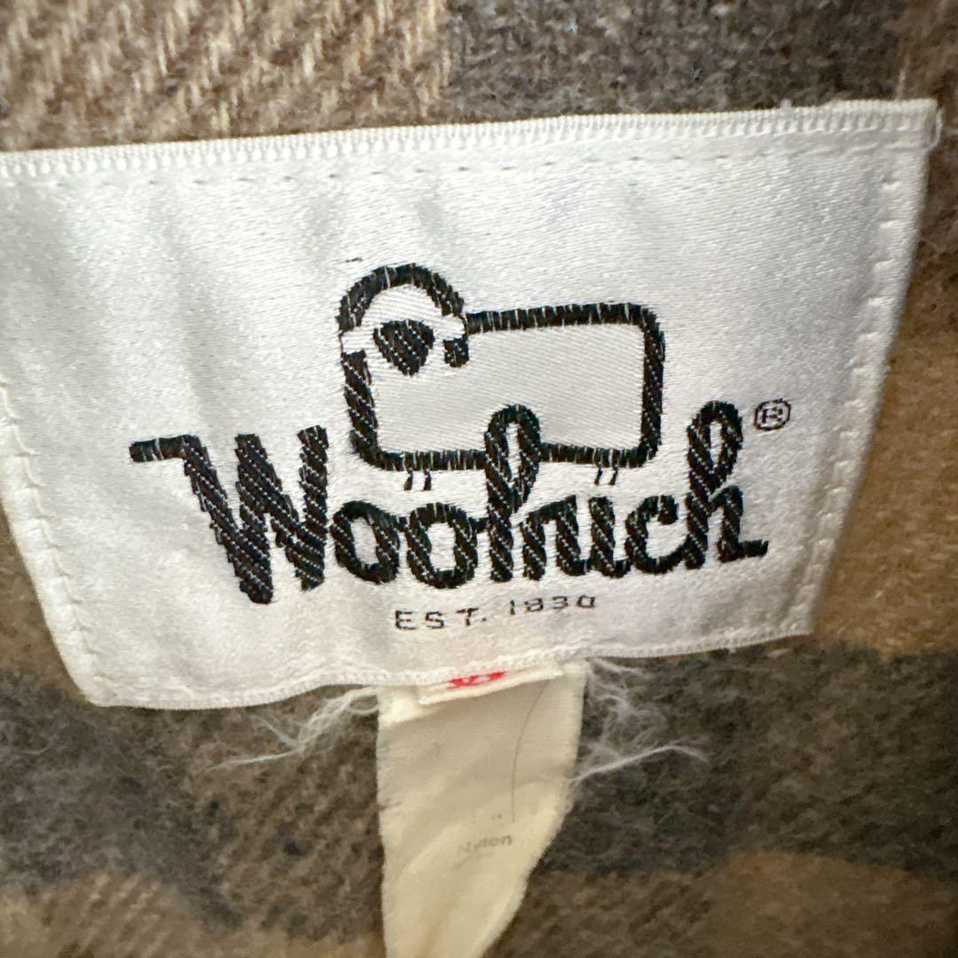 70s WoolRich 襟ボア 短丈ブルゾン XL ジャケット USA製