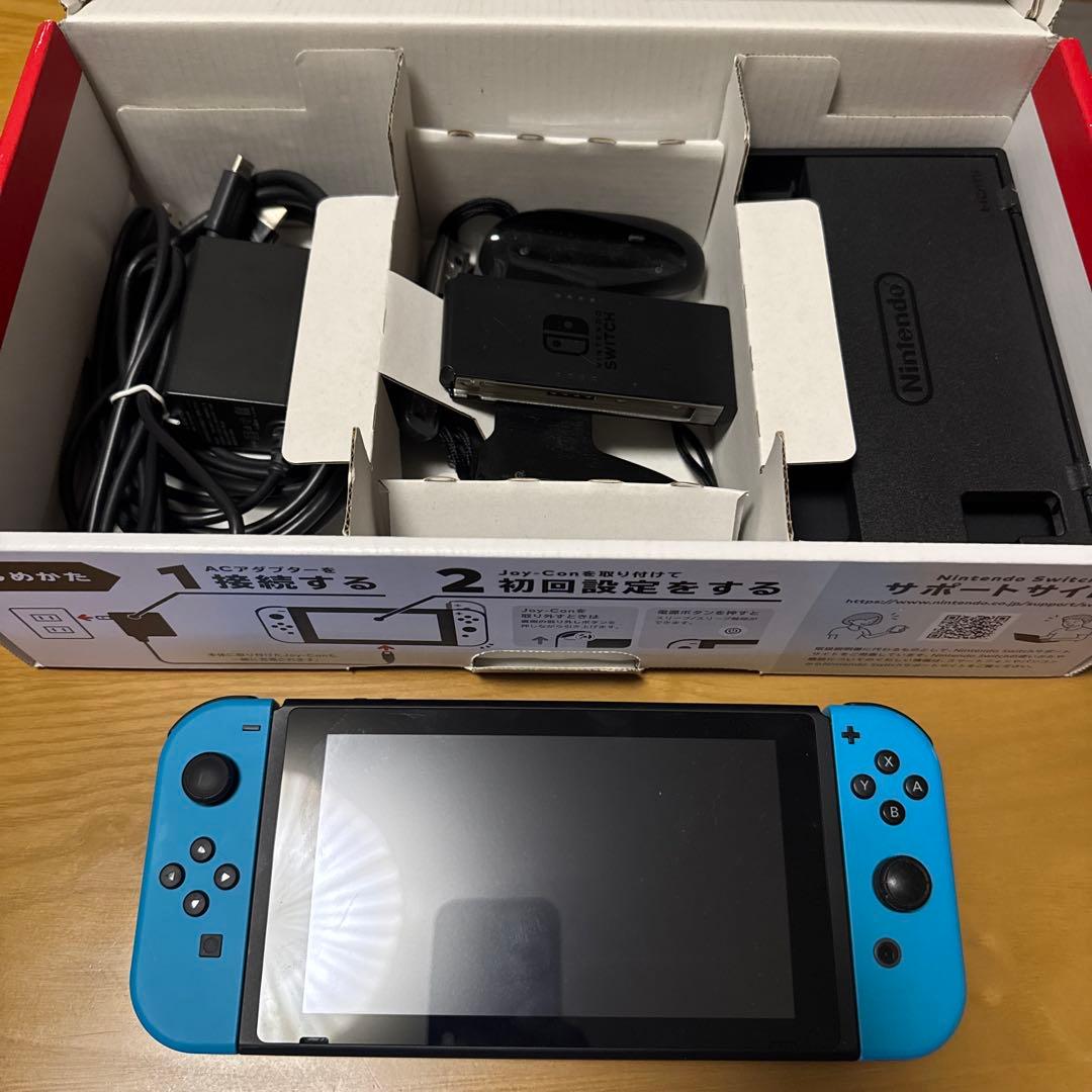 Nintendo Switch 青色 本体 付属品付き