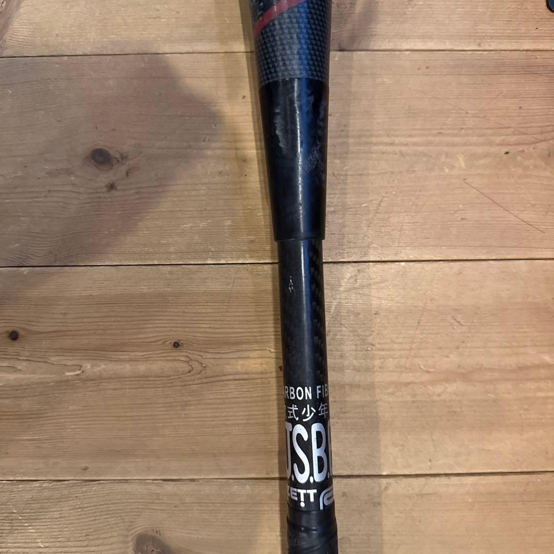 モンスターブラックキャノン軟式バット (少年)80cm ブラック　580g平均