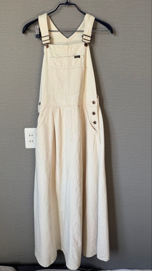 【新品未使用】Wrangler サロペット Mサイズ アイボリー