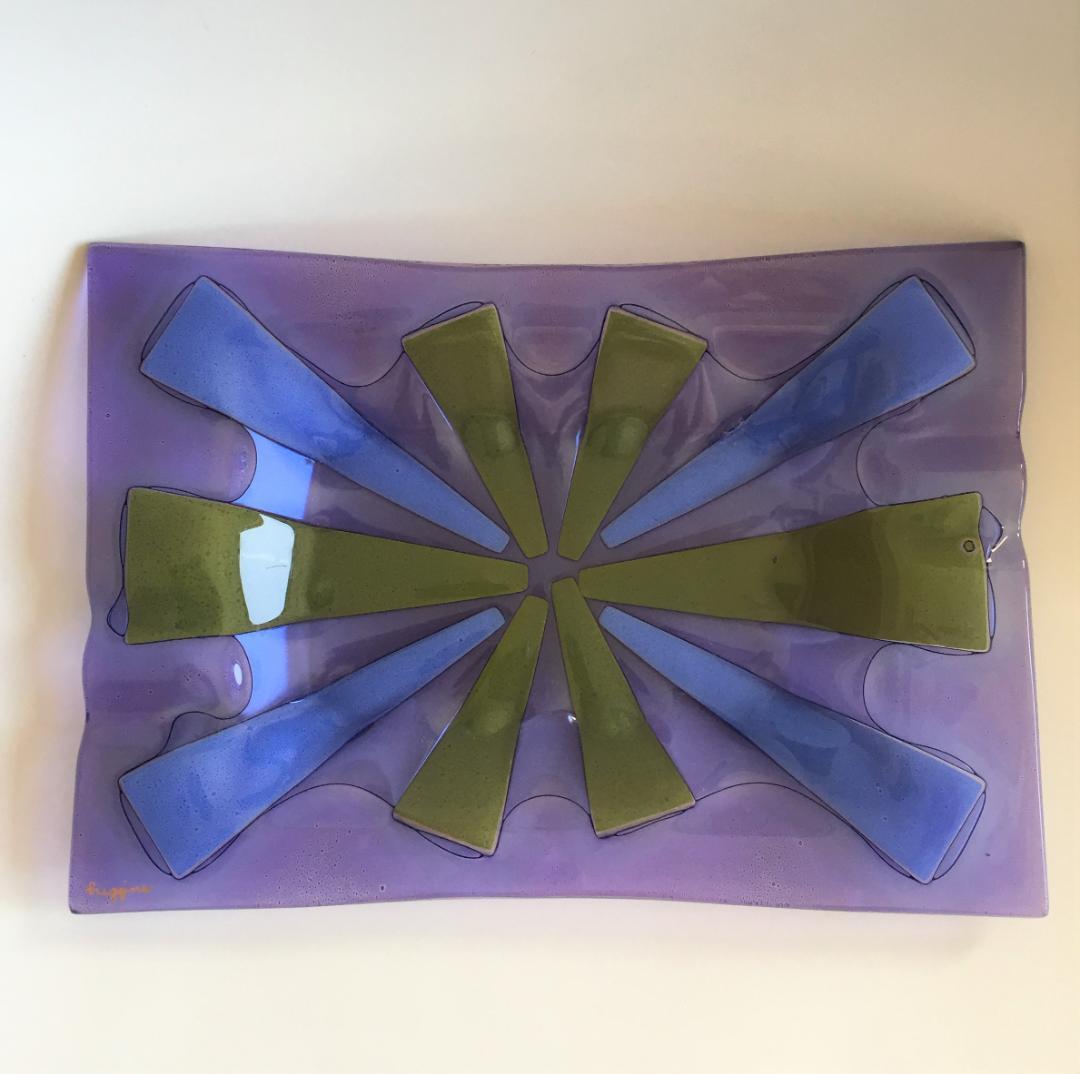 Higginsヒギンス ガラス 灰皿 ロカビリー 50'S