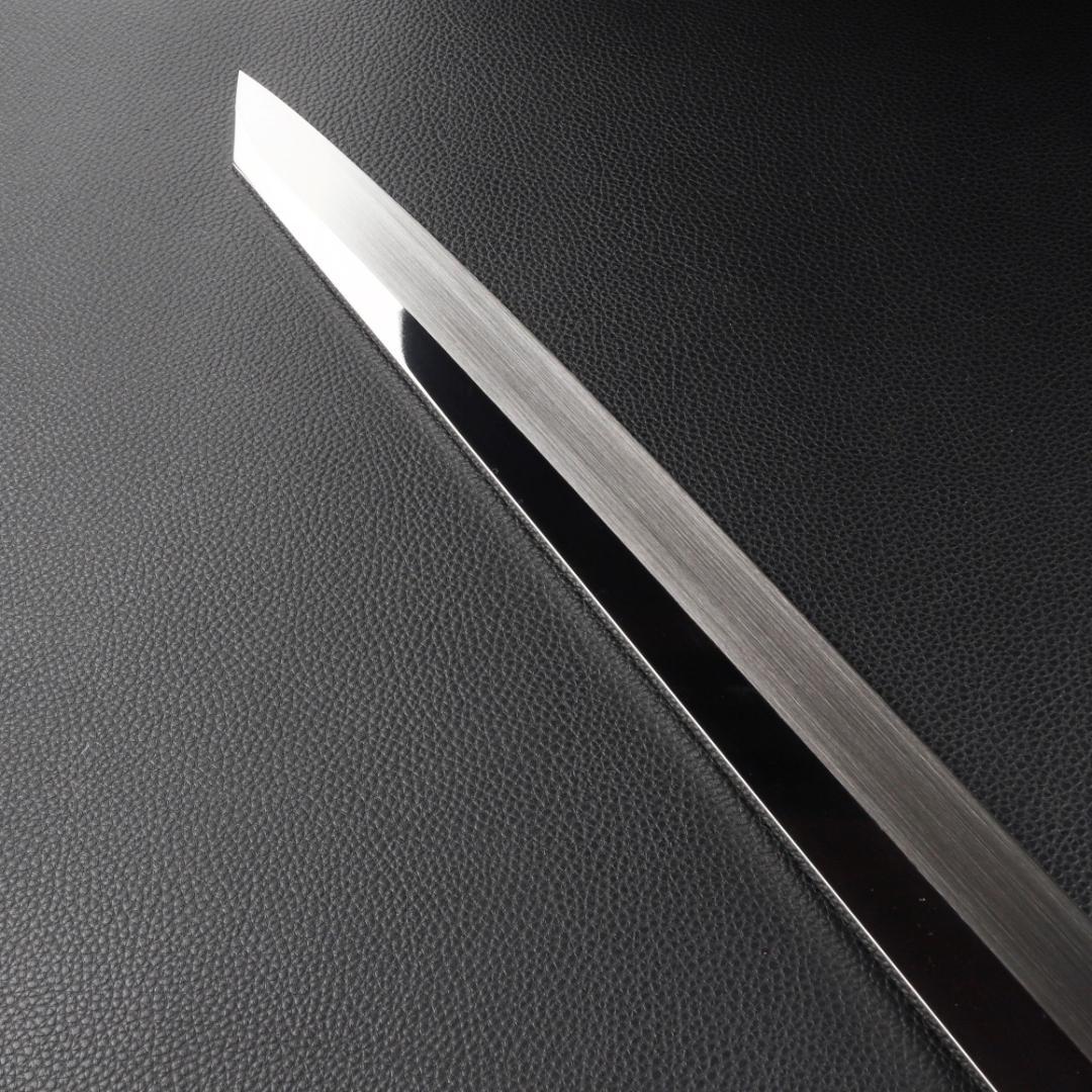 8048切付柳刃包丁 尺 鏡面仕上げ 刃は究極の切れ味 刺身包丁 人工象牙八角柄