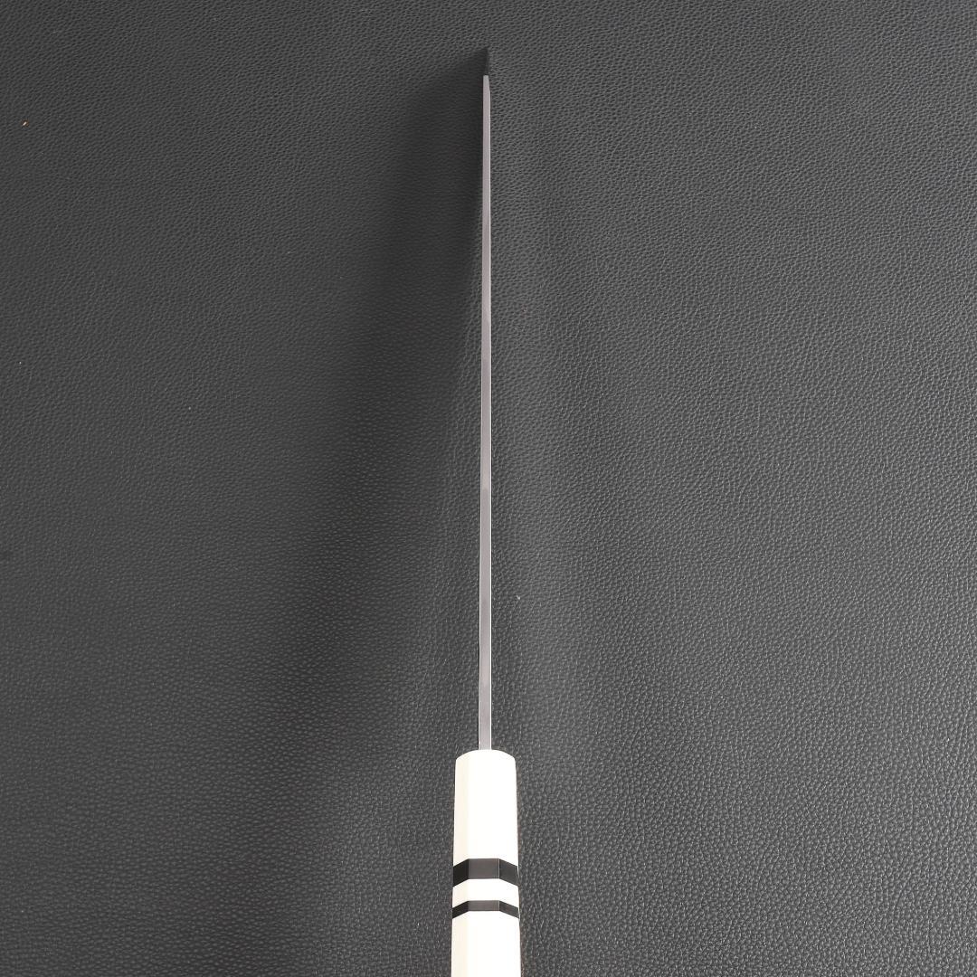 8048切付柳刃包丁 尺 鏡面仕上げ 刃は究極の切れ味 刺身包丁 人工象牙八角柄