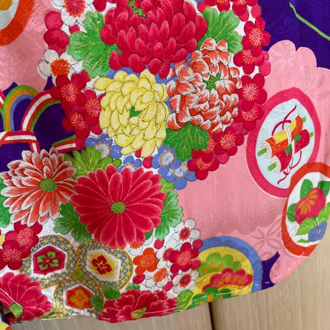 大正ロマン　七五三 アンティーク　着物　レトロ