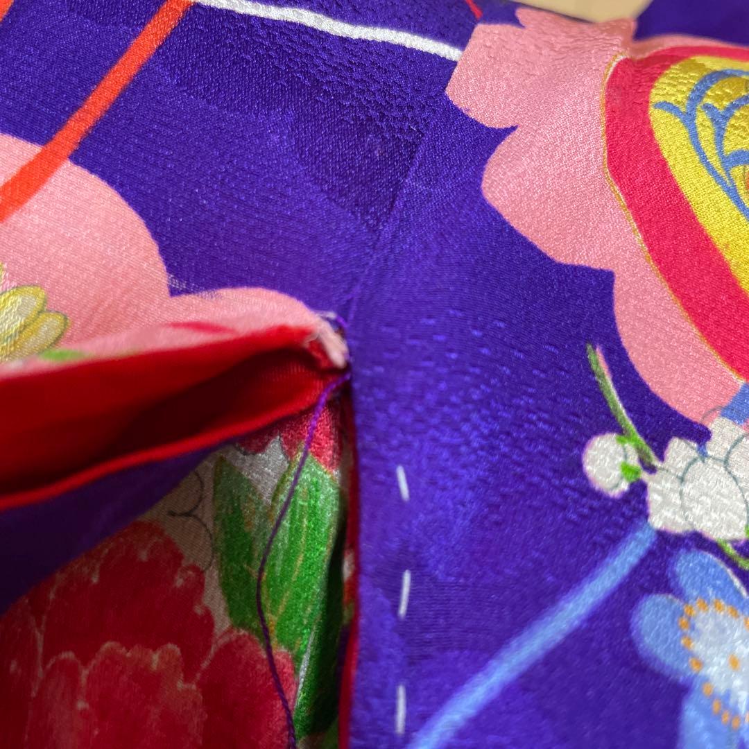 大正ロマン　七五三 アンティーク　着物　レトロ