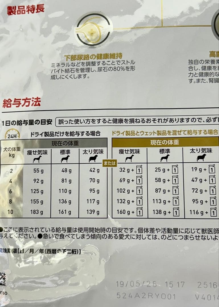 ぷりんさん用ロイヤルカナン 犬用 ユリナリーS/O エイジング7＋ 3kg 1袋