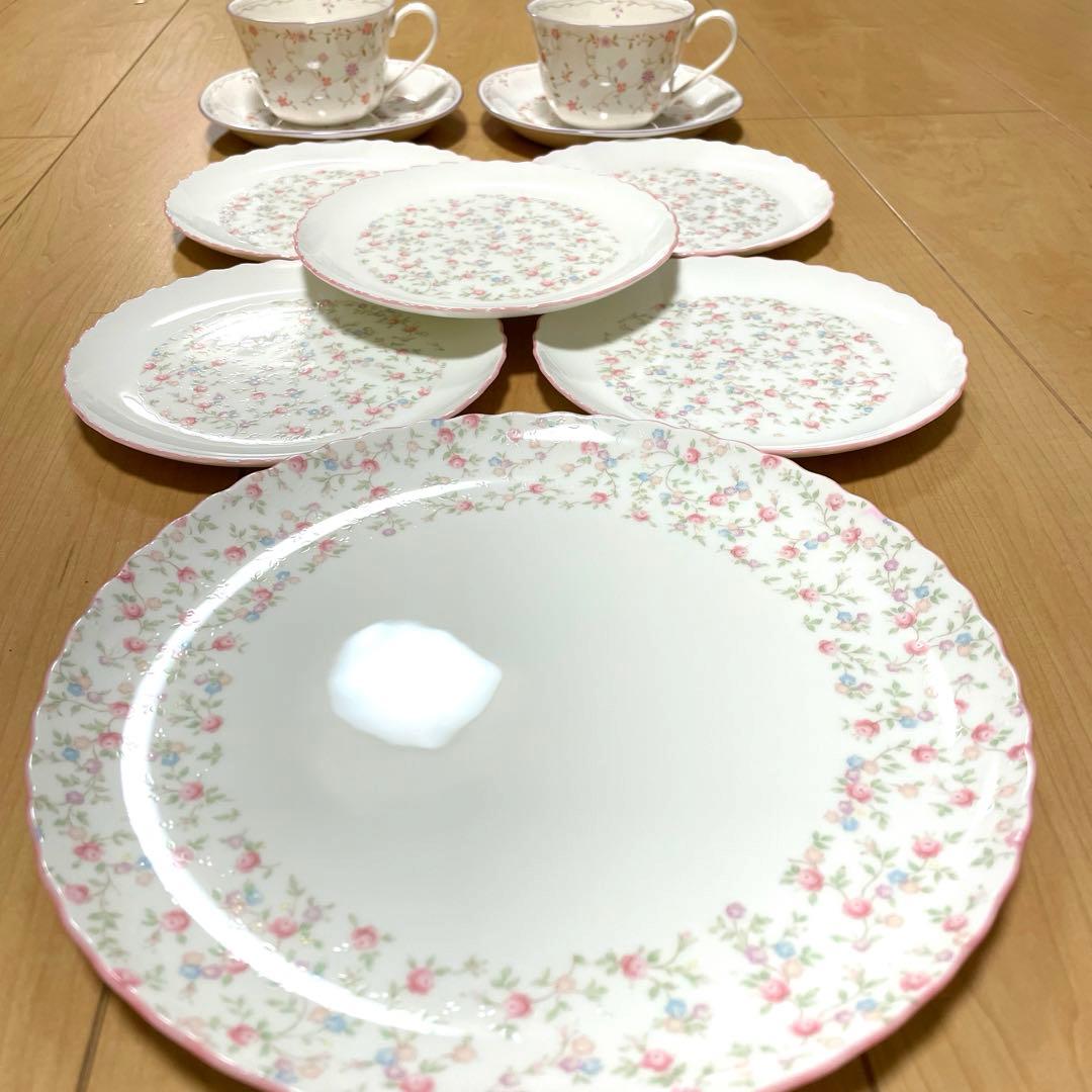 超美品ノリタケ　キューティーローズ　ティーセット　まとめ売り