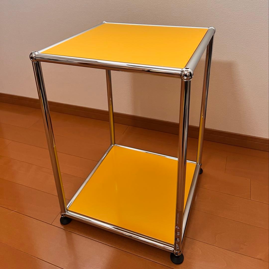 USM Haller USM ハラー サイドテーブル オープンラック イエロー